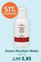 Promoties Rozen micellair water - Jacob Hooy - Geldig van 16/09/2024 tot 22/09/2024 bij Holland & Barret