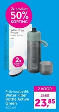 Water filter bottle active green-Brita