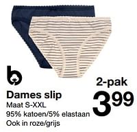 Dames slip-Huismerk - Zeeman 