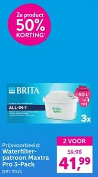 Waterfilterpatroon maxtra pro 3-pack-Brita