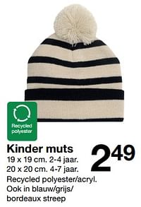 Kinder muts-Huismerk - Zeeman 