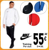 Promoties Training - NIKE - Geldig van 17/09/2024 tot 30/09/2024 bij Cora