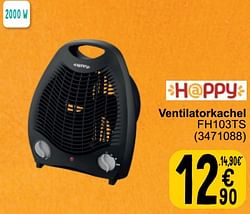 H@ppy ventilatorkachel fh103ts