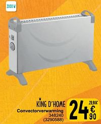 King d`home convectorverwarming 348240-King d