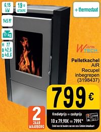 Pelletkachel air-WarmTech