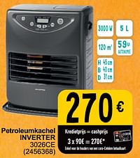 Petroleumkachel inverter 3026ce-Inverter