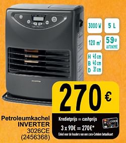 Petroleumkachel inverter 3026ce