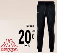 Promoties Broek - Kappa - Geldig van 17/09/2024 tot 30/09/2024 bij Cora