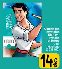 Coloriages mystères disney - princes et héros-Huismerk - Cora