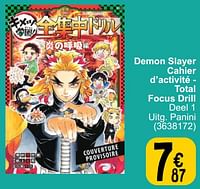 Demon slayer cahier d’activité - total focus drill deel 1-Huismerk - Cora