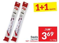 Promotions Espuña fuet d’olot - ESPUÑA - Valide de 17/09/2024 à 22/09/2024 chez Intermarche