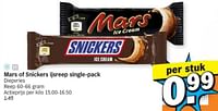 Mars of snickers ijsreep single-pack-Huismerk - Albert Heijn