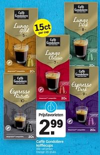 Caffè gondoliere koffiecups-Caffè gondoliere