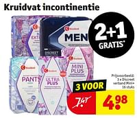 Discreet verband mini+-Huismerk - Kruidvat