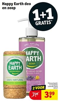 Handzeep lavender ylang-Happy Earth