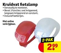 Kruidvat fietslamp-Huismerk - Kruidvat