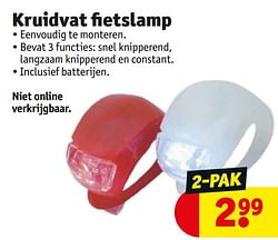 Kruidvat fietslamp