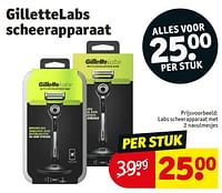 Promoties Labs scheerapparaat met 2 navulmesjes - Gillette - Geldig van 17/09/2024 tot 22/09/2024 bij Kruidvat