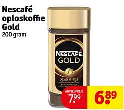 Nescafé oploskoffie gold