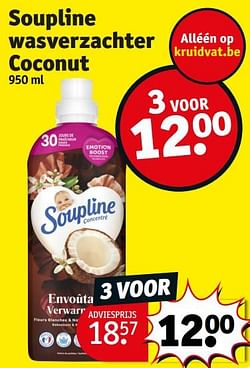 Soupline wasverzachter coconut