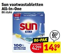 Sun vaatwastabletten all-in-one-Sun