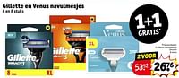 Promoties Venus navulmesjes smooth - Gillette - Geldig van 17/09/2024 tot 22/09/2024 bij Kruidvat