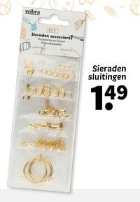 Sieraden sluitingen-Huismerk - Wibra