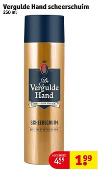 Vergulde hand scheerschuim-De Vergulde Hand