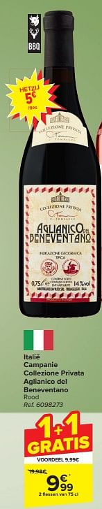 Campanie collezione privata aglianico del beneventano rood-Rode wijnen