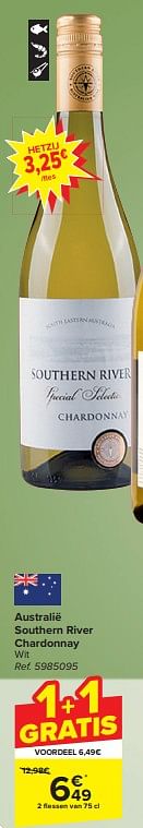 Southern river chardonnay wit