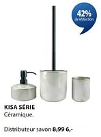 Promotions Kisa distributeur savon - Produit Maison - Jysk - Valide de 09/09/2024 à 20/10/2024 chez Jysk