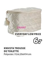 Promotions Knivsta trousse de toilette - Produit Maison - Jysk - Valide de 09/09/2024 à 20/10/2024 chez Jysk