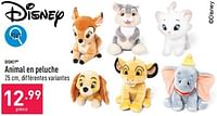 Promotions Animal en peluche - Disney - Valide de 23/09/2024 à 29/09/2024 chez Aldi