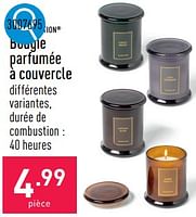 Promotions Bougie parfumée à couvercle - HOME CREATION - Valide de 23/09/2024 à 29/09/2024 chez Aldi