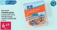 Promotions Crevettes grises - Golden Seafood - Valide de 23/09/2024 à 29/09/2024 chez Aldi