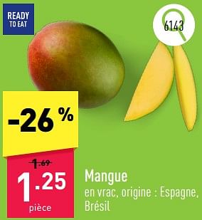 Promotions Mangue - Produit maison - Aldi - Valide de 23/09/2024 à 29/09/2024 chez Aldi