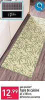 Promotions Tapis de cuisine - HOME CREATION - Valide de 23/09/2024 à 29/09/2024 chez Aldi