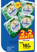 Promotions Papier-toilette aloe vera scottex - Scottex - Valide de 18/09/2024 à 30/09/2024 chez Carrefour