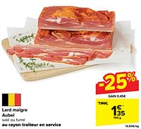 Promotions Lard maigre aubel - Aubel - Valide de 18/09/2024 à 30/09/2024 chez Carrefour