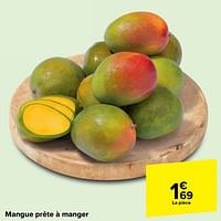 Promotions Mangue prête à manger - Produit maison - Carrefour  - Valide de 18/09/2024 à 30/09/2024 chez Carrefour