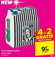 Promotions Fanta apple lychee zero sugar - Fanta - Valide de 18/09/2024 à 30/09/2024 chez Carrefour