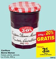 Promotions Confiture de fraises - Bonne Maman - Valide de 18/09/2024 à 24/09/2024 chez Carrefour