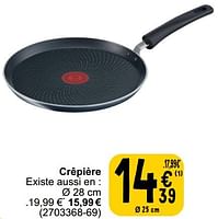 Promotions Crêpière - Tefal - Valide de 17/09/2024 à 30/09/2024 chez Cora