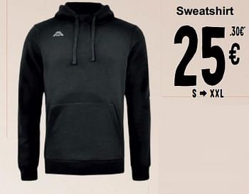 Promotions Sweatshirt - Kappa - Valide de 17/09/2024 à 30/09/2024 chez Cora