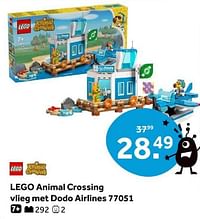 Lego animal crossing vlieg met dodo airlines 77051-Lego