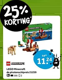 Lego minecraft de piratenschipreis 21259-Lego