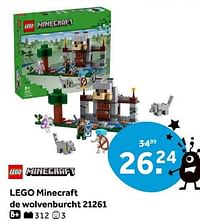 Lego minecraft de wolvenburcht 21261-Lego