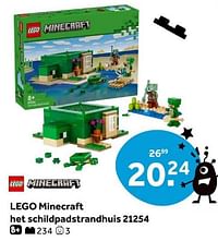 Lego minecraft het schildpadstrandhuis 21254-Lego