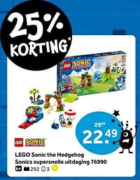 Lego sonic the hedgehog sonics supersnelle uitdaging 76990-Lego