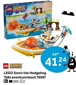 Lego sonic the hedgehog tails avonturenboot 76997